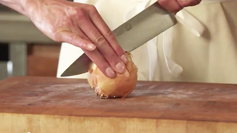 how to chop onion