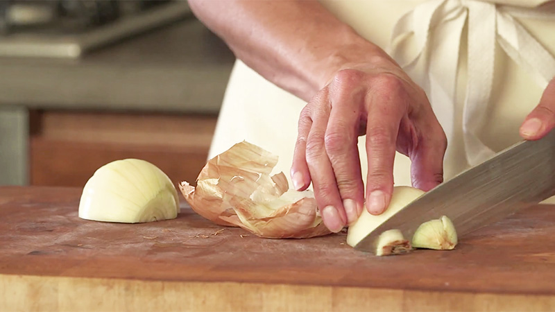 how to chop onion