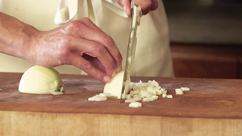 how to chop onion
